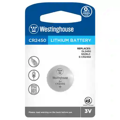 Westinghouse Pila Tipo Botón CR2450