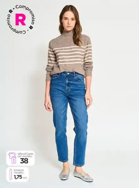 Marquis Jean Mom a Azul Denim 40 S25