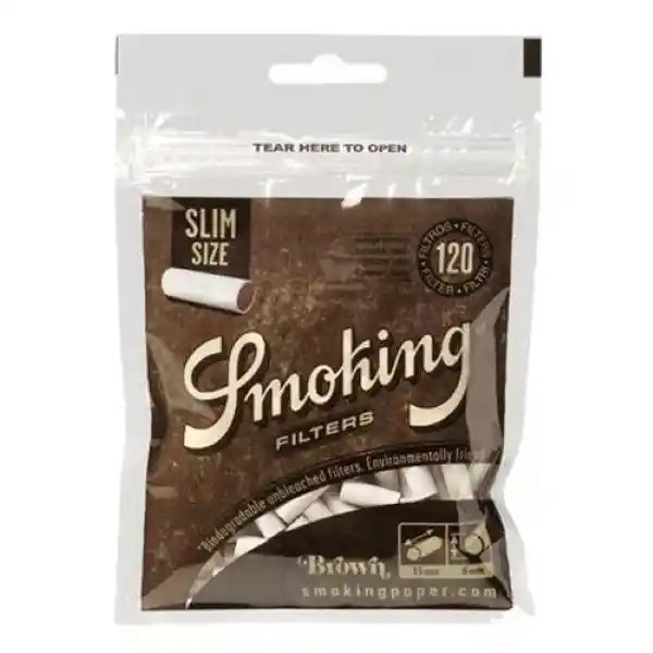Smoking Filtro Brown Slim X 120 Un