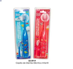 Best House Cepillo de Dientes Infantil Azul Rojo SD0919