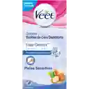 Veet Bandas Depilatorias Faciales para Piel Sensible