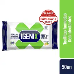 Igenix Toalla Húmeda Desinfectante Frescura Cítrica