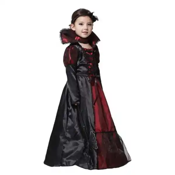 Disfraz Vampiresa Largo Niña