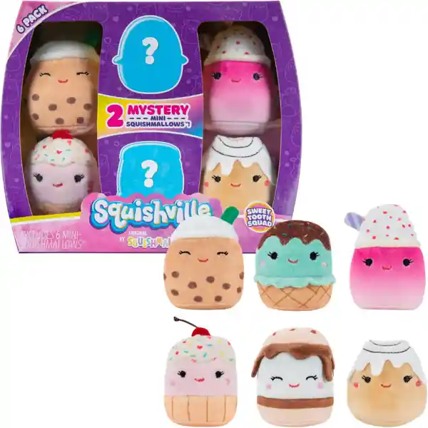 Squishmallows Set Peluches 5 cm - SQM0216