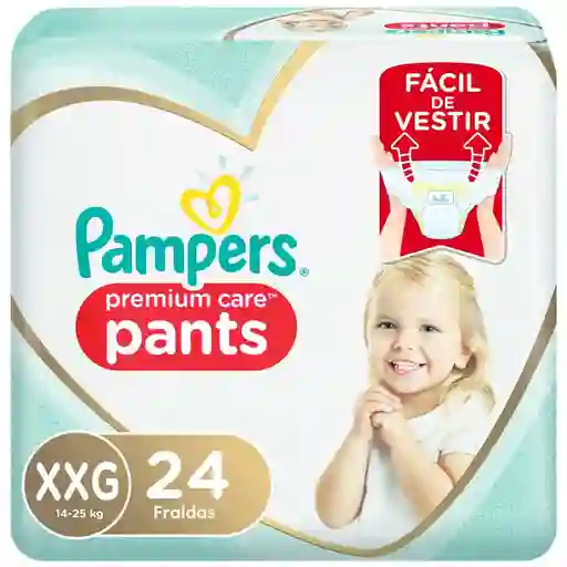 Pampers pañales Pants Premium Care ETAPA 5 - XXG 24Und