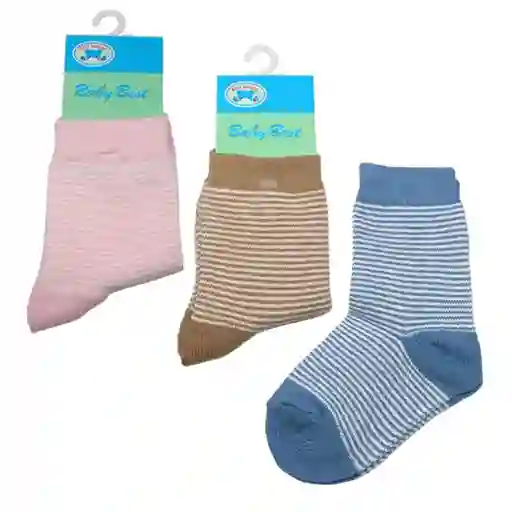 Calcetines Para Bebés 0-6 Meses - Azul Acero