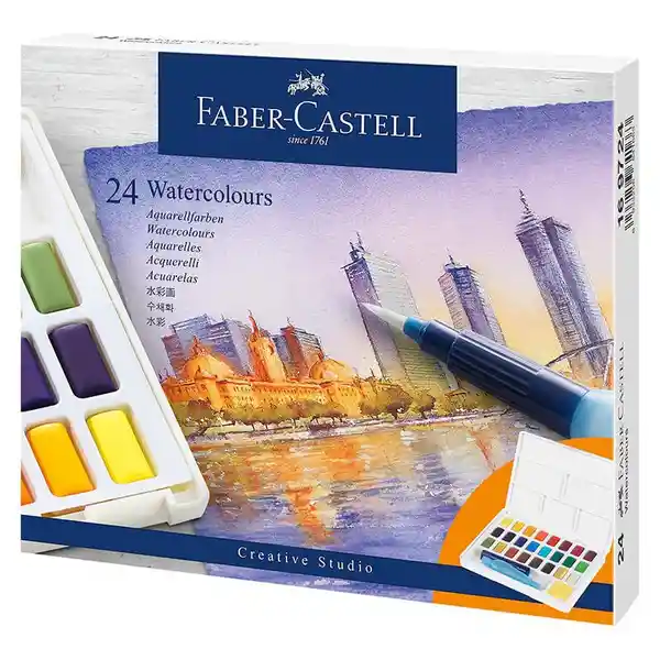 Faber Castell Acuarela en Pastillas Creative Studio