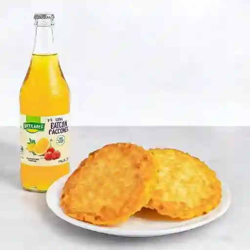 3 Patacones + Bebida De 1/2 Litros