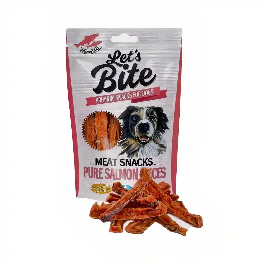 Brit Care Snack Para Gato Lets Bite Meat Pure Salmon Slices