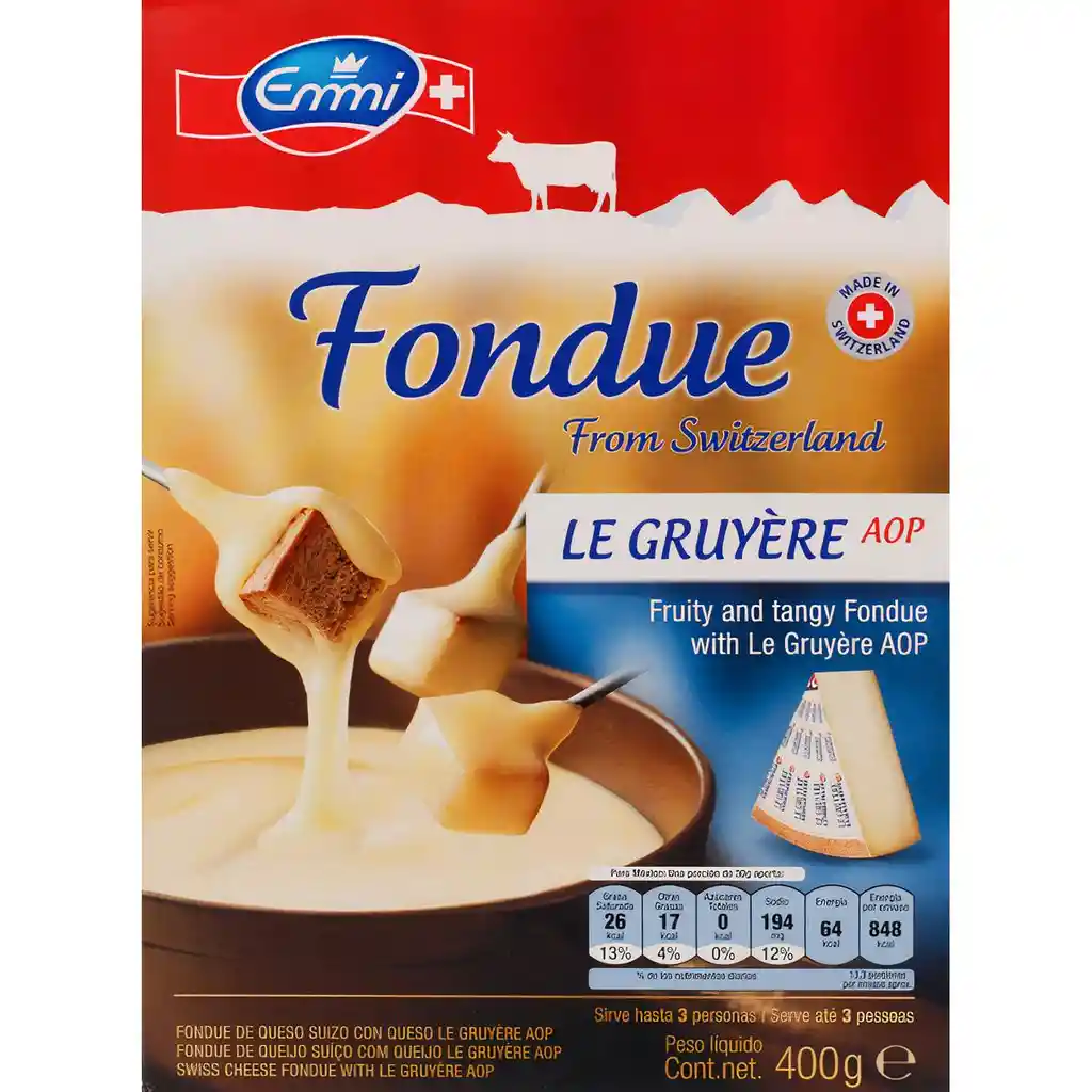 Queso Emmi Fondue Le Gruyere