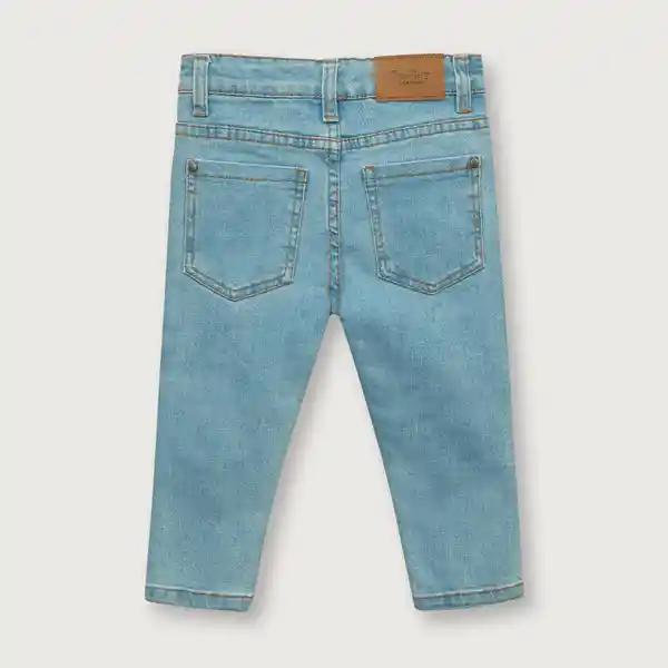 Jean de Niño Esencial Celeste Talla 6M Opaline