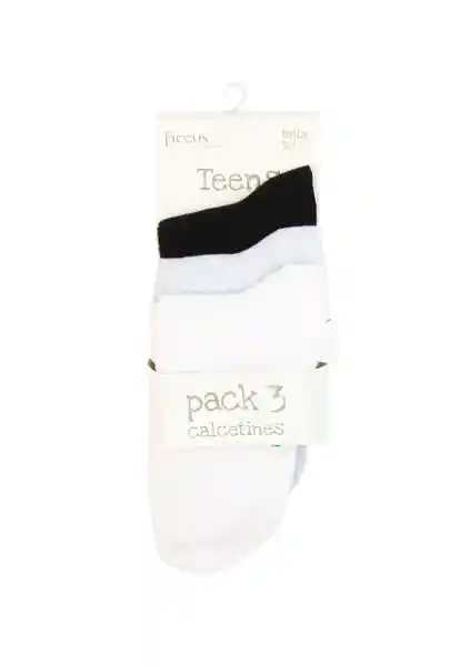 Pack de Calcetines Tobillero Teens Niño Color Talla 36/37 - 668