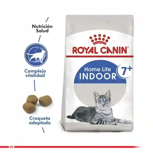 Royal Canin Alimento Para Gato Seco Adulto Indoor +7