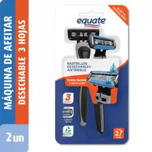 Equate Máquina de Afeitar Hombre 3 Hojas