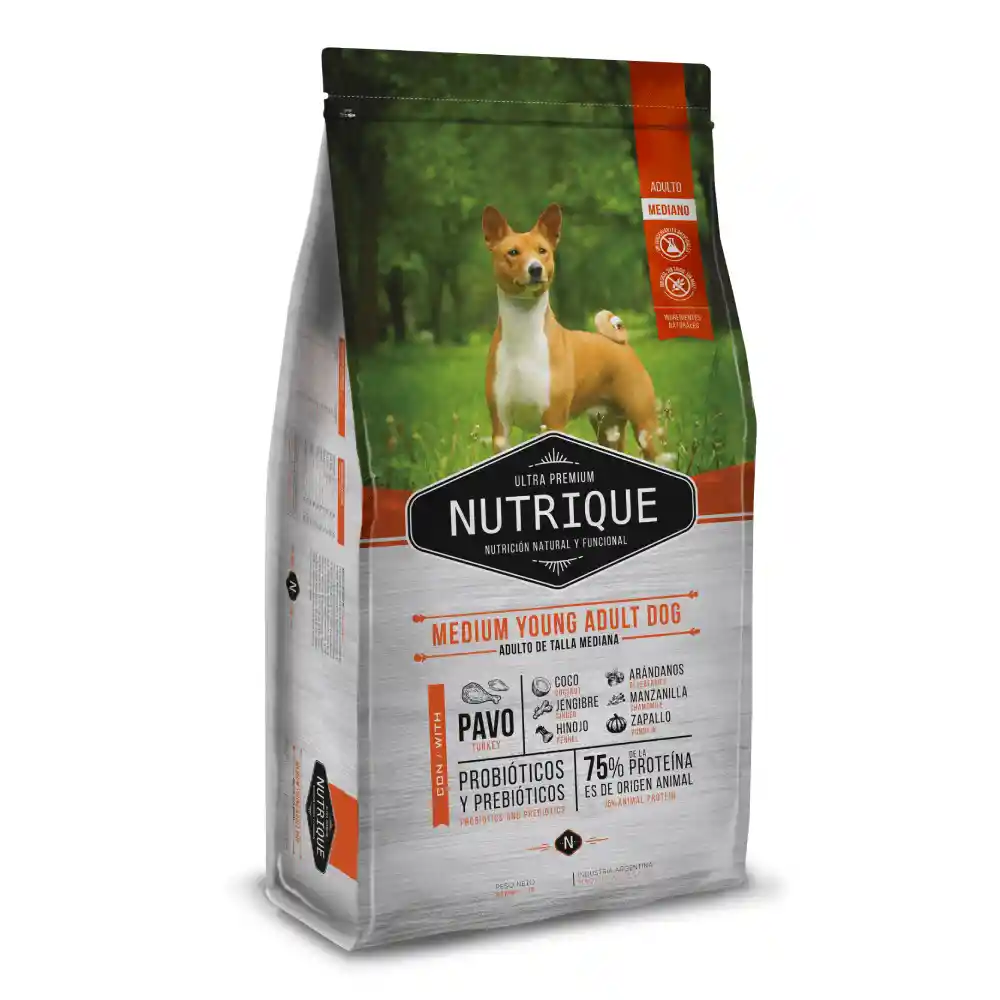 Nutrique Alimento Para Perro Medium Young Adult Dog 3 Kg