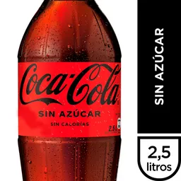 2 x Coca Cola Zero Pet 2.5 Lt
