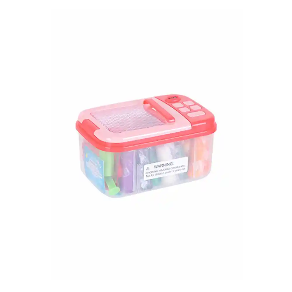 Miniso Caja De Plastilina Colores 24 Pzs Rosa