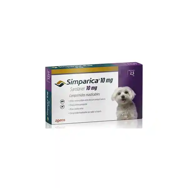Simparica Antiparasitario Quita Pulgas