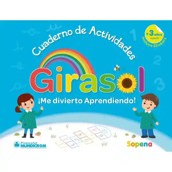 Cuaderno Actividades Girasol de 3 años