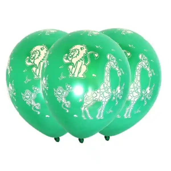 Globo Metálico Animales Selva