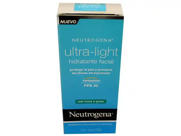 Neutrogena Hidratante Facial Ultra Ligero Para Piel Mixta A Gra