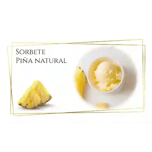 Sorbete Piña Natural - 500 ml
