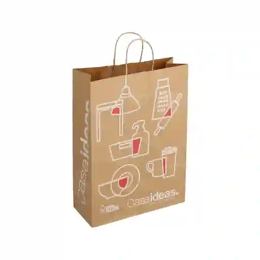 Bolsa Papel Corporativa M 30 x 12 x 41 cm Casaideas
