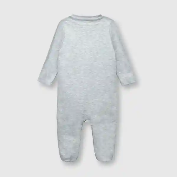 Osito de Bebé Niño Autitos Gris Melange Talla 6/9M Colloky