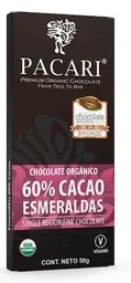 Pacari Chocolate Organico 60 Cacao