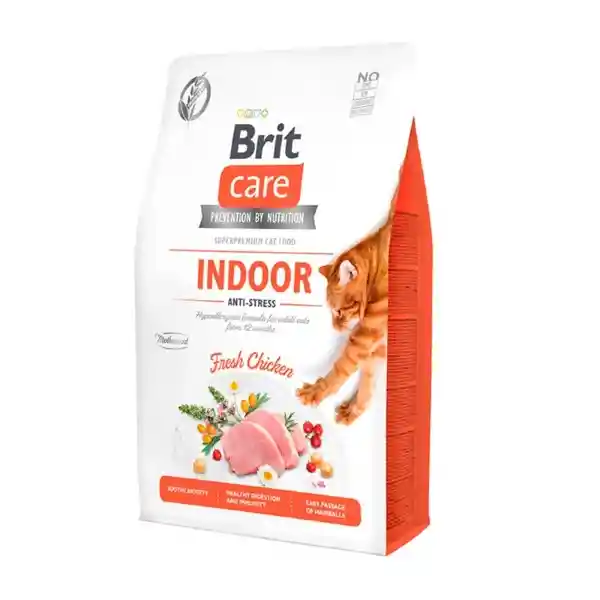 Brit Care Alimento Gato Gf Indoor Anti-Strees