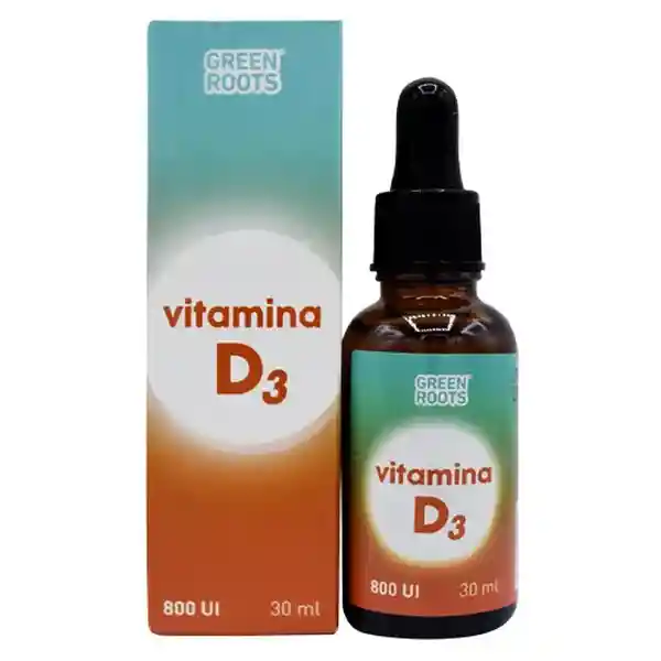 Green Roots Suplemento Alimentario Gota Vitamina D3 (800 UI)