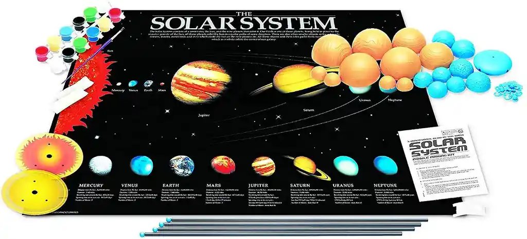 Sistema Solar 3D Con Brillo En Oscuridad - 4M