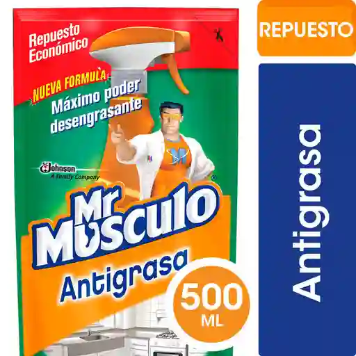 Mr Musculo Limpiador Antigrasa Verde Doypack