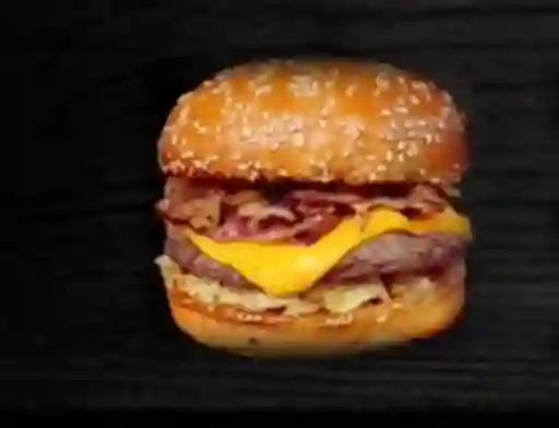 Hamburguesa Cheese con Papas Fritas