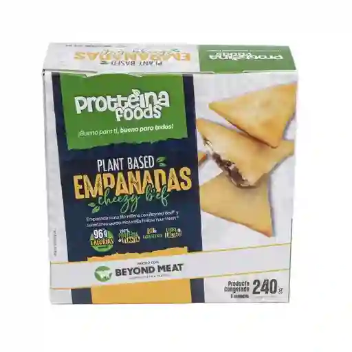 Protteina Foods Empanada Cheezy Beef Plant Based