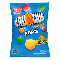 Marco Polo Cereal Crunchis Pops Sabor a Tutifrutti