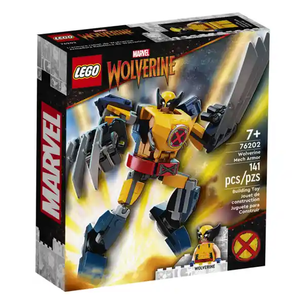 Lego Set de Construcción Armadura Robótica de Wolverine