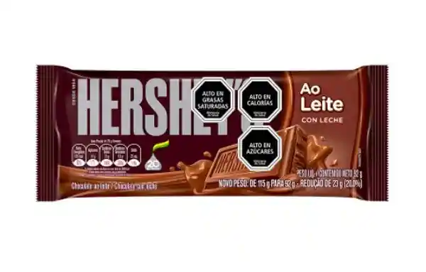 Hershey's Barra de Chocolate con leche 92 g