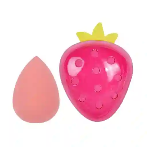 Esponja de Maquillaje Estuche Strawberry FruitSeries 2.0 Miniso