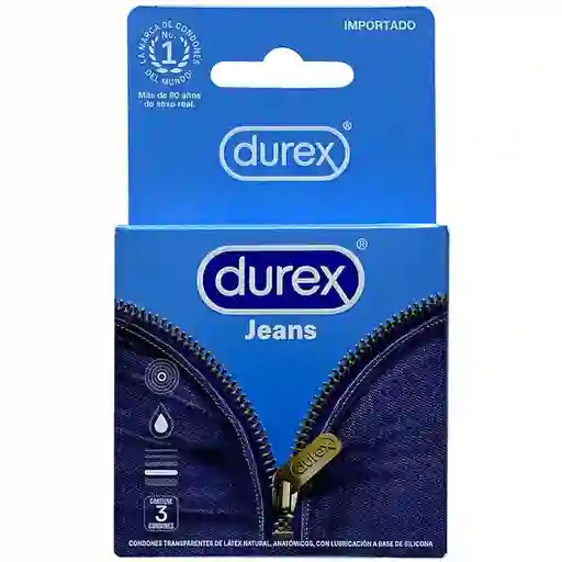 Durex Preservativos - Condones Jeans 3 unidades