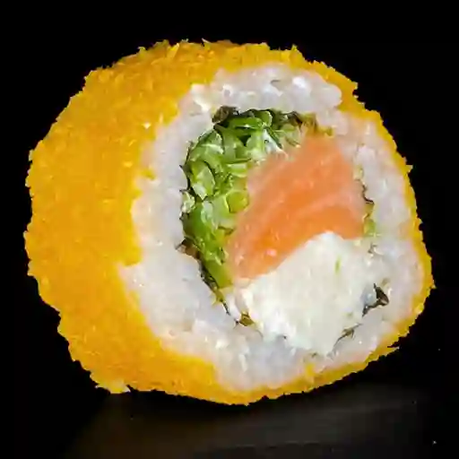 Hot Roll de Salmón, Queso y Cebollín