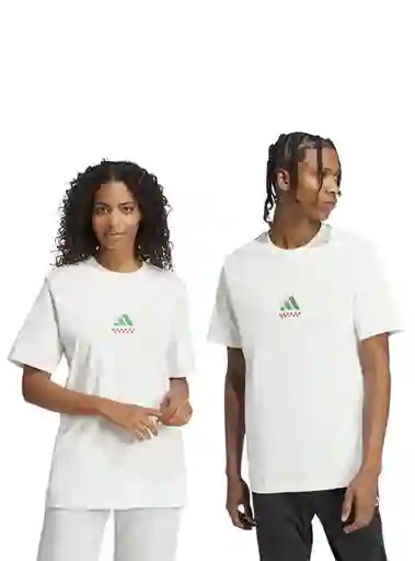 Adidas Polera M L Pizzaee Surtidas Blanco L JJ4016