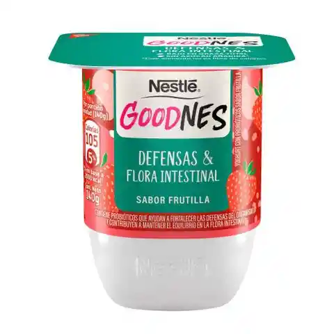 Goodnes Yogurt Defensas y Flora Intestinal Sabor Frutilla