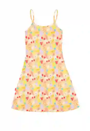 Vestido Solera Junior Day to Day Niña Naranjo Talla 10 788