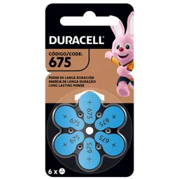 Duracell Pila Para Audífonos Tamaño 675