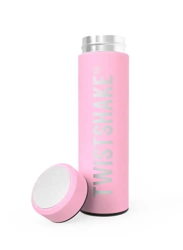 Twistshake Termo Para Agua Hot Rosado Pastel Capacidad 420 mL