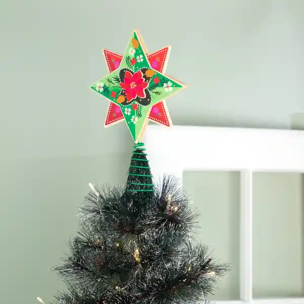 Punta de Árbol de Navidad 195 x 53 x 27 cm Casaideas