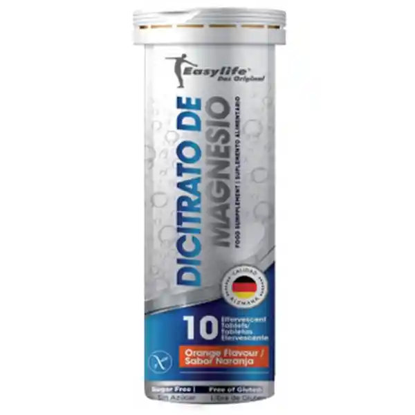 Easylife Sabor Naranja Dicitrato de Magnesio (375 mg)