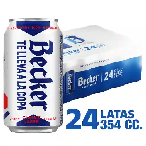 Becker Pack de Cerveza Estilo Lager