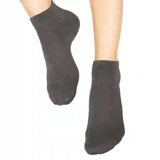 Pack Calcetines Tobillo Bambú Gris Melange Talla 102 Caffarena